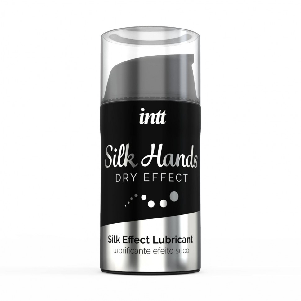 Ульта-густая силиконовая смазк Intt Silk Hands (15 мл) с матовым эффектом, шелковистый эффект