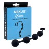 Анальний ланцюжок Nexus Excite, силіконові, 30 см х 3 см, чорний