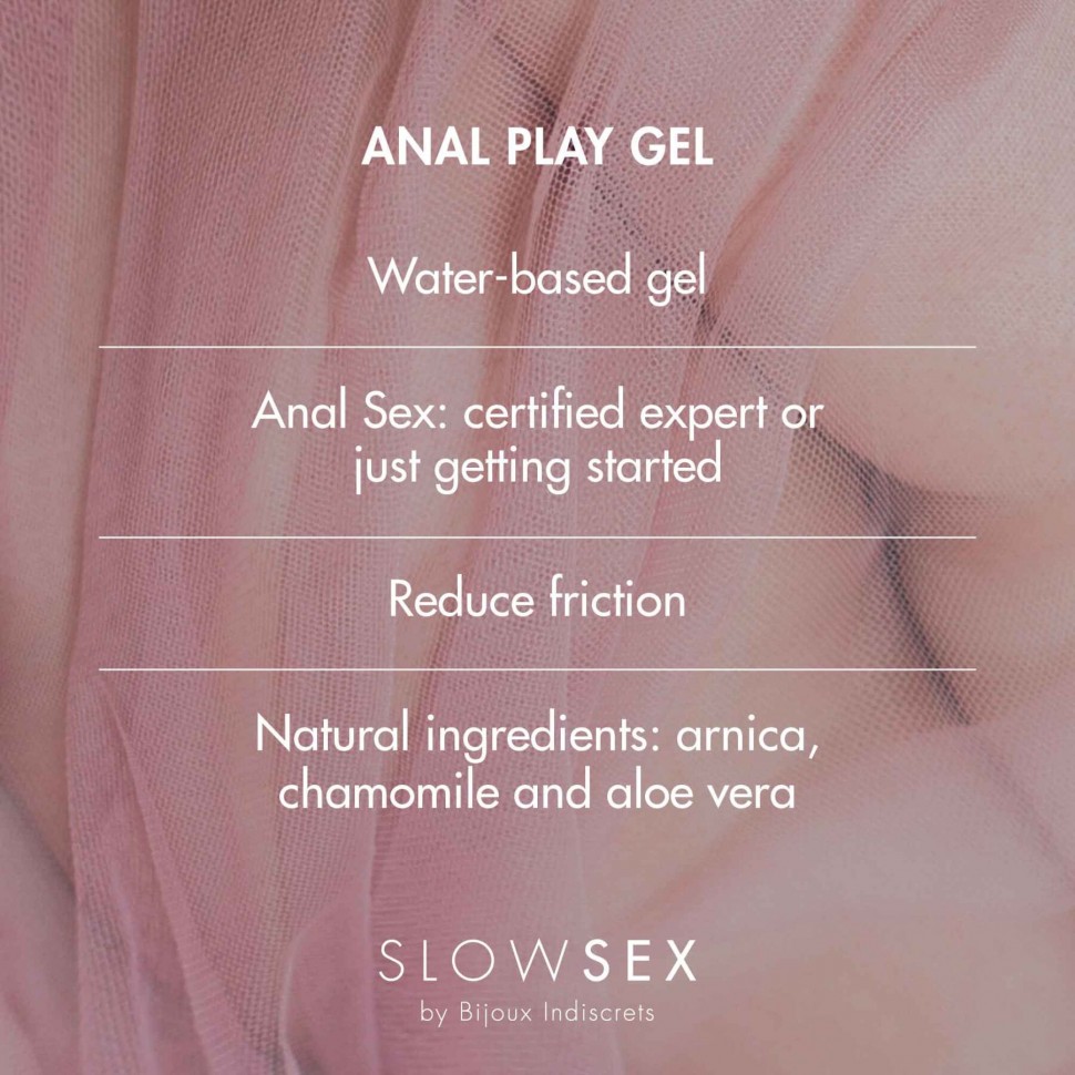 Анальний гель-змазка Bijoux Indiscrets Slow Sex Anal play gel