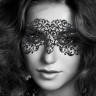 Маска на обличчя Bijoux Indiscrets - Dalila Mask, вінілова, клейове кріплення, без зав'язок