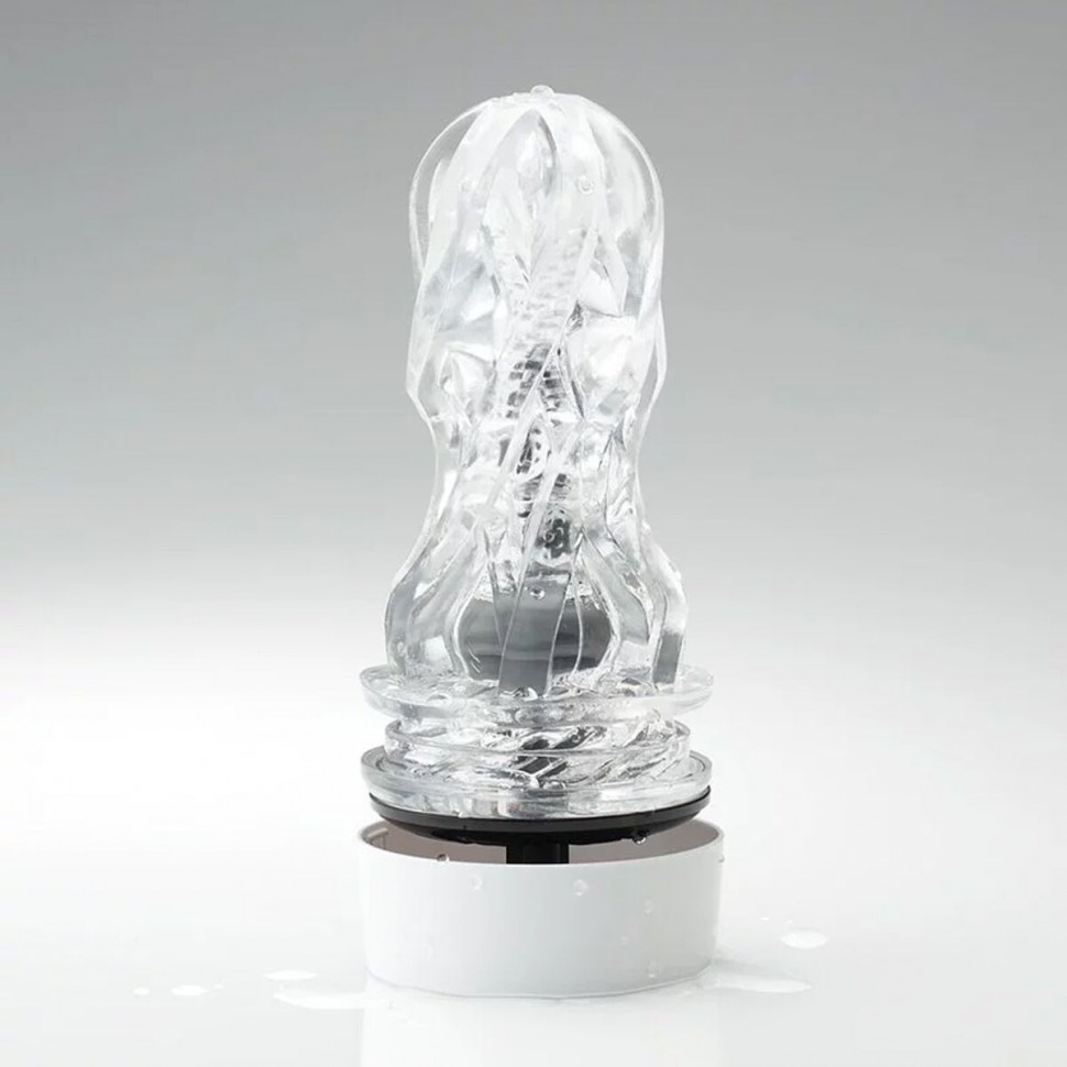 Мастурбатор Tenga — Aero Masturbator Silver, інноваційна технологія всмоктування