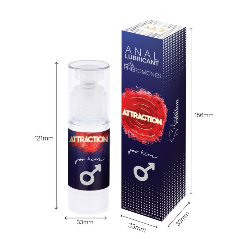 Змазка для анального сексу MAI Attraction Anal for Him (50 мл) на водній основі з феромонами