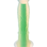 Фалоімітатор Dream Toys, що світиться RADIANT SOFT SILICONE GLOW IN THE DARK DILDO SMALL GREEN