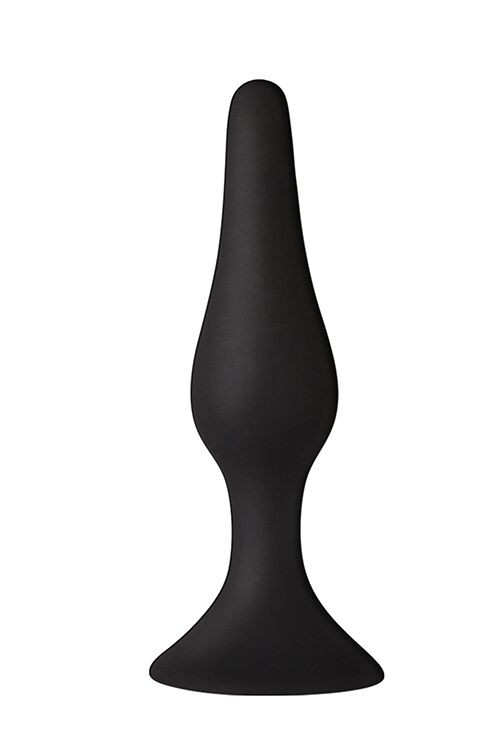 Анальна пробка з присоскою MAI Attraction Toys №34 Black, довжина 12,5см, діаметр 3,2см